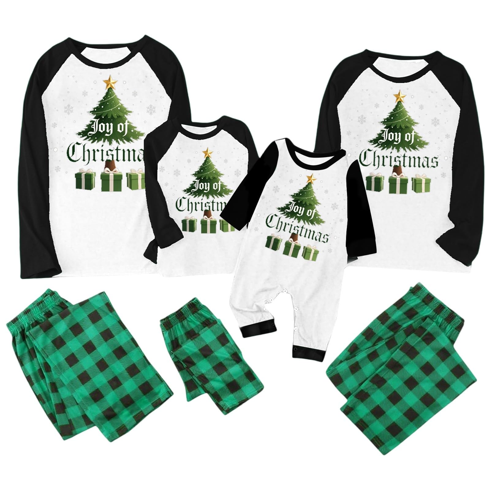 Christmas Family Pjs Matching Sets Warm Santa Reindeer Christmas Deer Pajamas Comfy for Women Men Trendy Graphic Mom and Daughter Matching Pajamas Onesie Sleepwear Jammies Xmas Funny