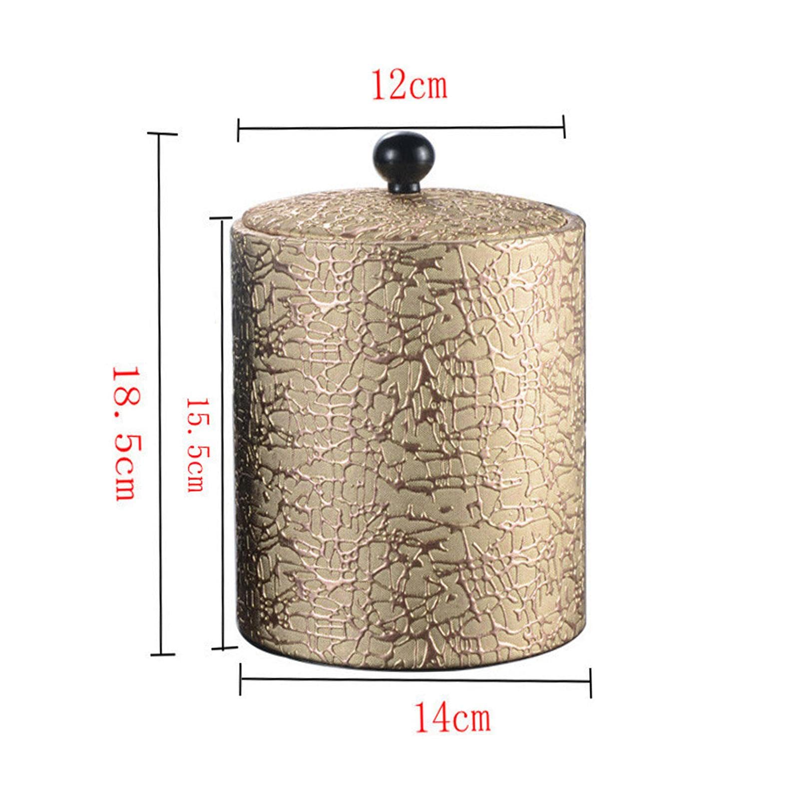 Cubo de Hielo de Acero Inoxidable Doble Pared Balde Aislado con Tapa y Asa Resistente Mantiene Hielo Sólido y Bebidas Frías Adecuado para Barbacoas, Oro, tal como se describe