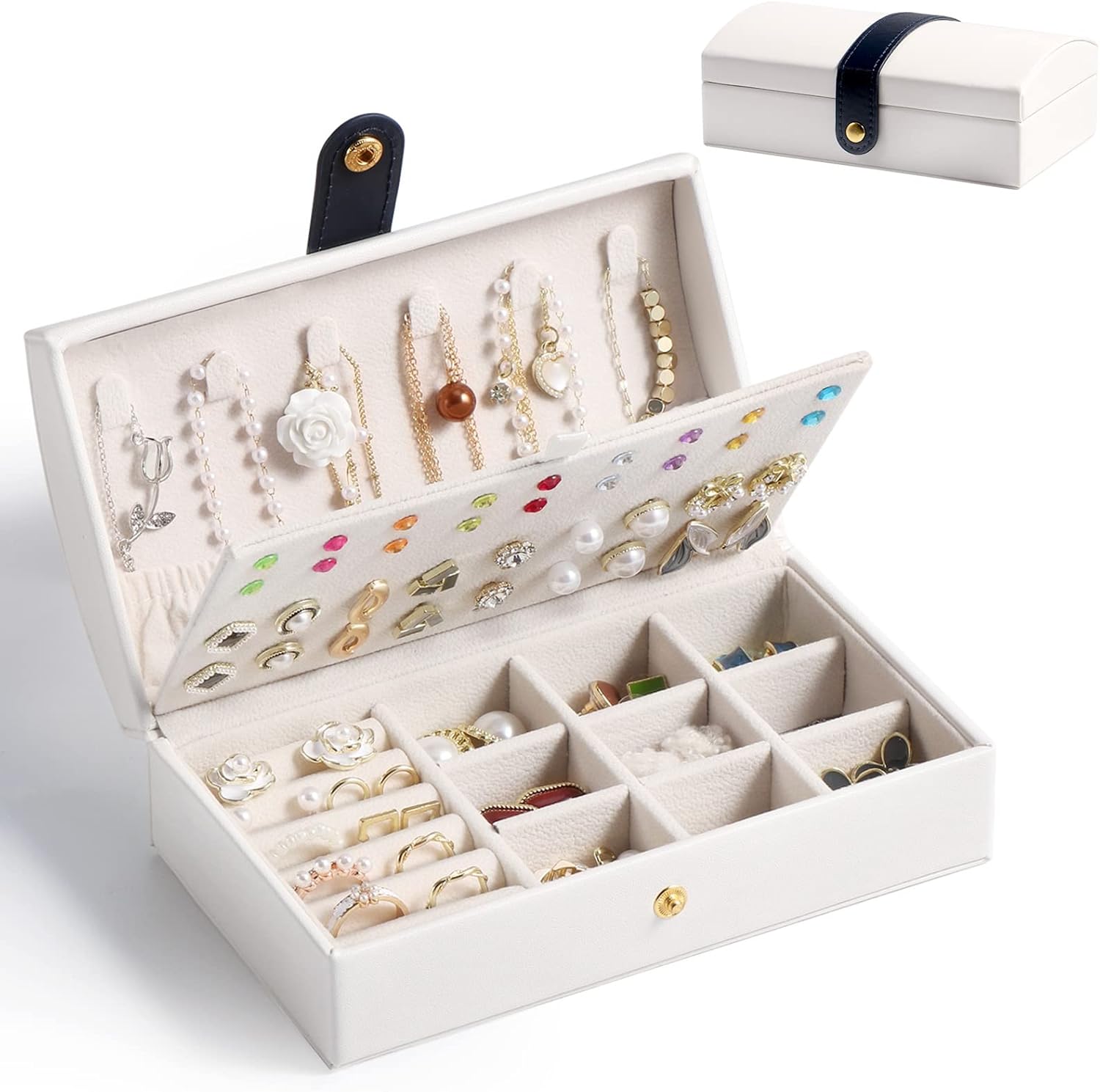 Boîte à Bijoux De Voyage Portable - France