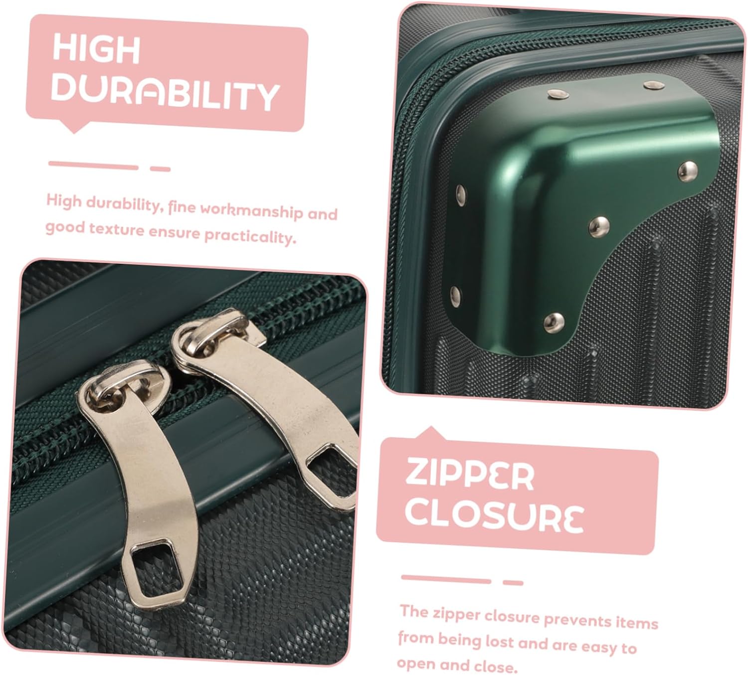 Travel Handheld Portable Makeup Storage Case Toiletries Container for Cosmetics Lightweight and Compact Design for Travel Essentials