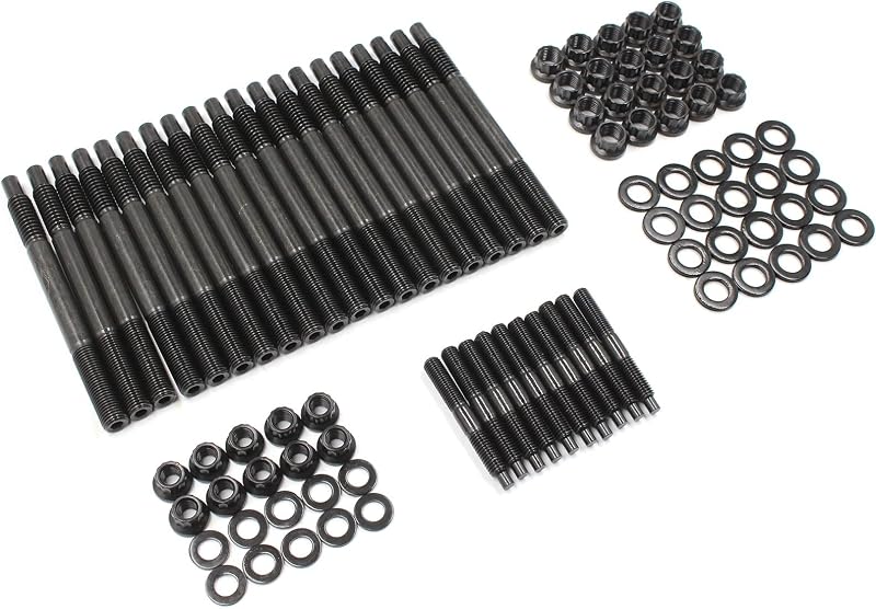 Kit de prisioneiros de cabeçote 12 pontas YZQPNB 234-4317 para motores LS1 LS3 4,8 L 5,3 L 5,7 L e 6,0 L – Conjunto