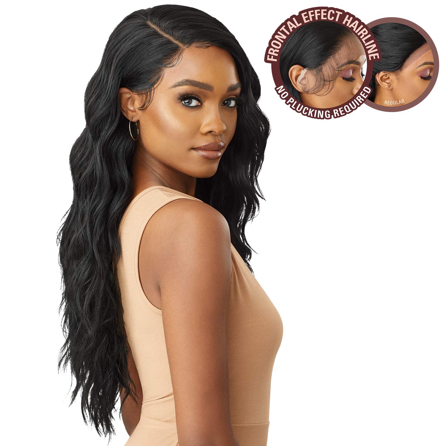 Premium Swiss Lace Front Wig Melted Hairline RIA Ear-to-Ear Soft Lace Pre-attached Elastic band Pre-Plucked (1)