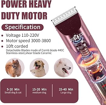 Amazon.com: Professional Dog Grooming Electric Corded