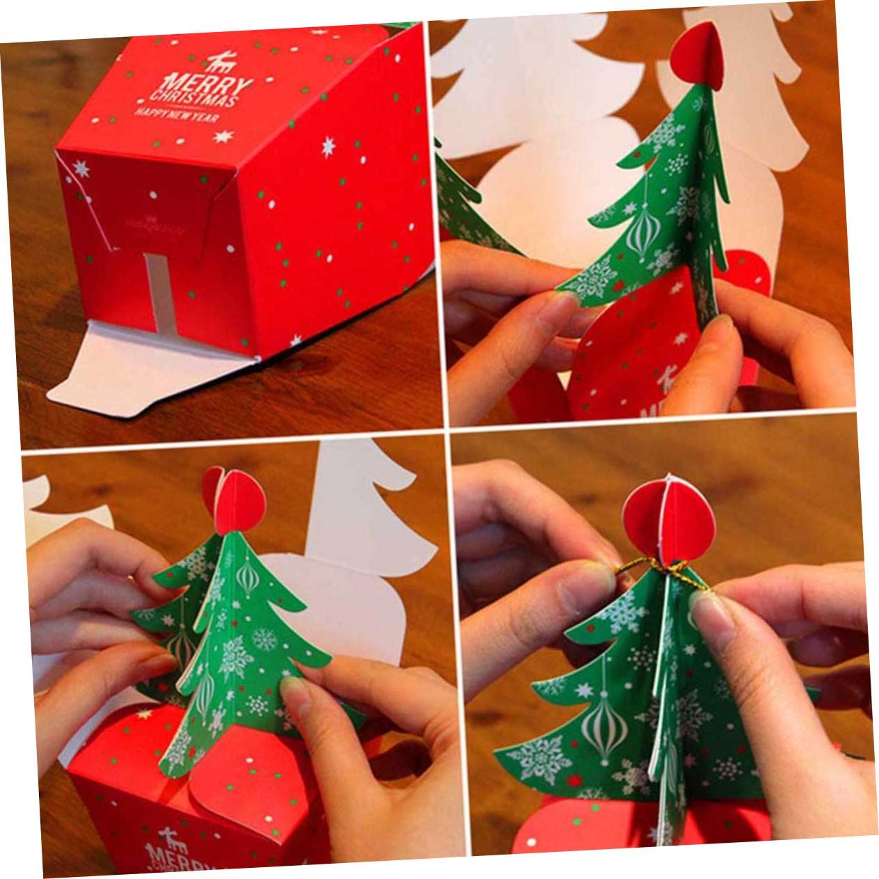 minkissy 30stücke Weihnachtsgeschenkschachteln Für Süßigkeiten Im Kleinen Format Attraktive Verpackung Mit Weihnachtsbaum- Für Festliche Anlässe Aufbewahrung Von Leckereien