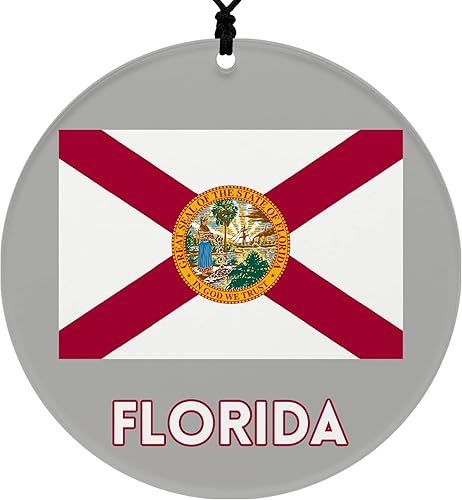 Miniatura 19 de Vermont Christmas Ornament - Festive Design Featuring State Flag - 2026 Hanging Acrylic Disc Decoration for Tree - Unique and Home Decor