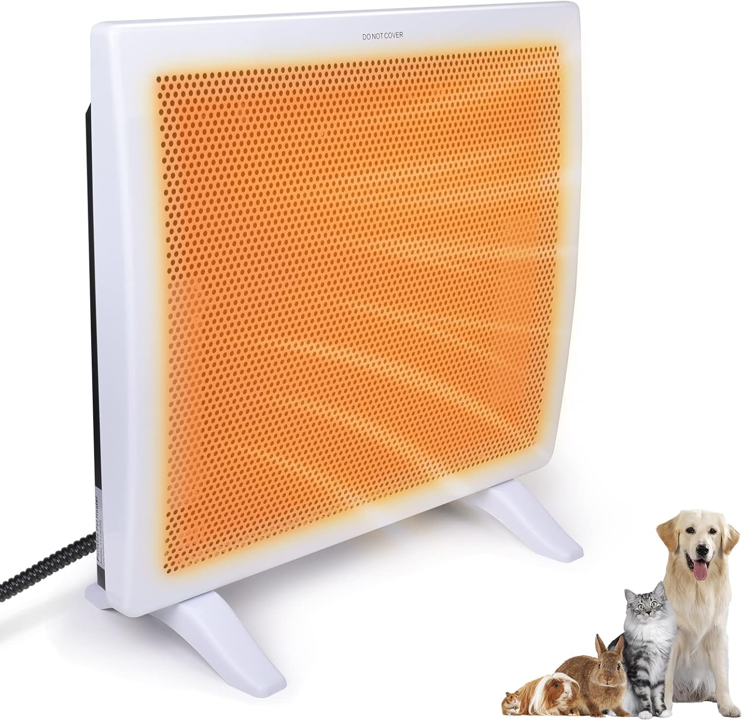 Clawsable Large Dog House Heater with Thermostat, Graphene