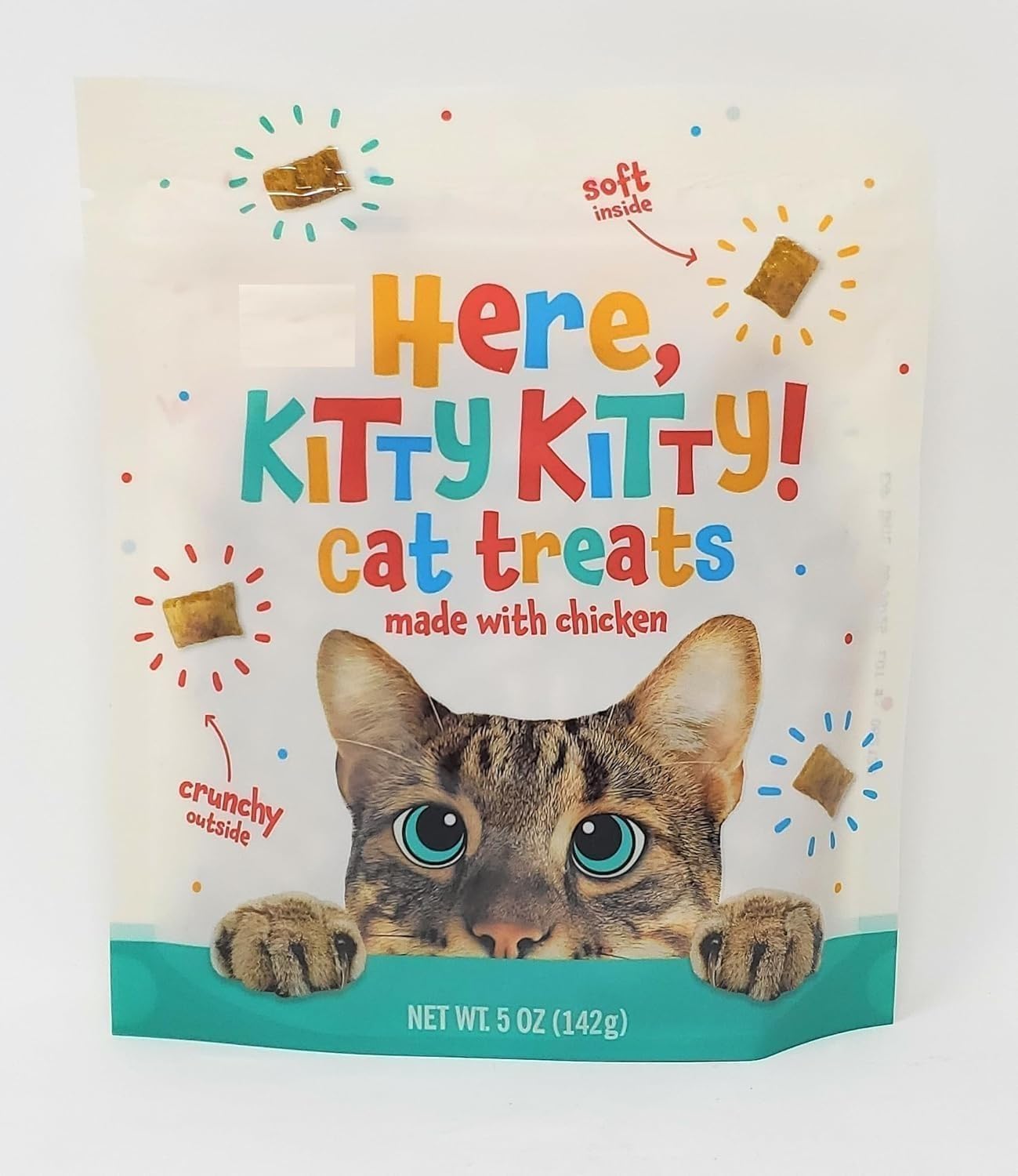 Here Kitty Kitty Cat Treats 5 oz (142g) - Pack of 3