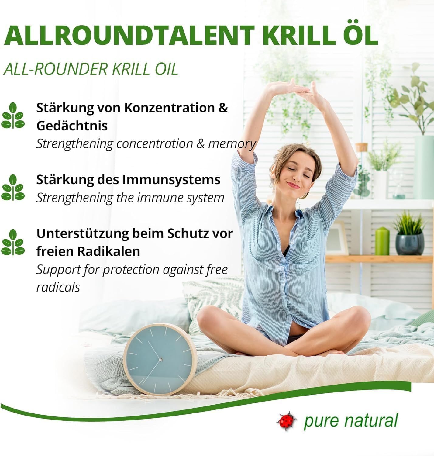 MoriVeda Superba Premium Krillöl, Softgel Caps, mit revolutionärem Omega 3 Öl, verestertem Astaxanthin, Antioxidantien und Vitaminen, MSC-zertifiziert & nachhaltig, 180 Stück