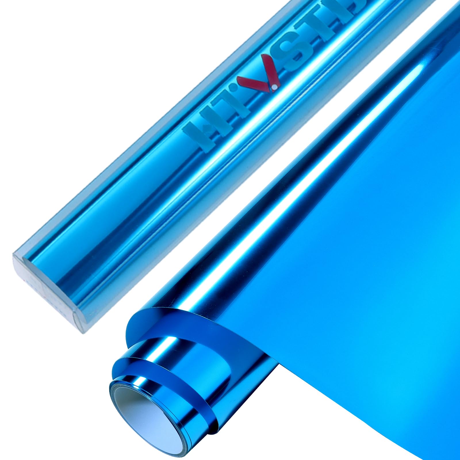 HTVSTD Heat Transfer Vinyl Soft Metallic Blue HTV Iron on Vinyl 12 * 8ft