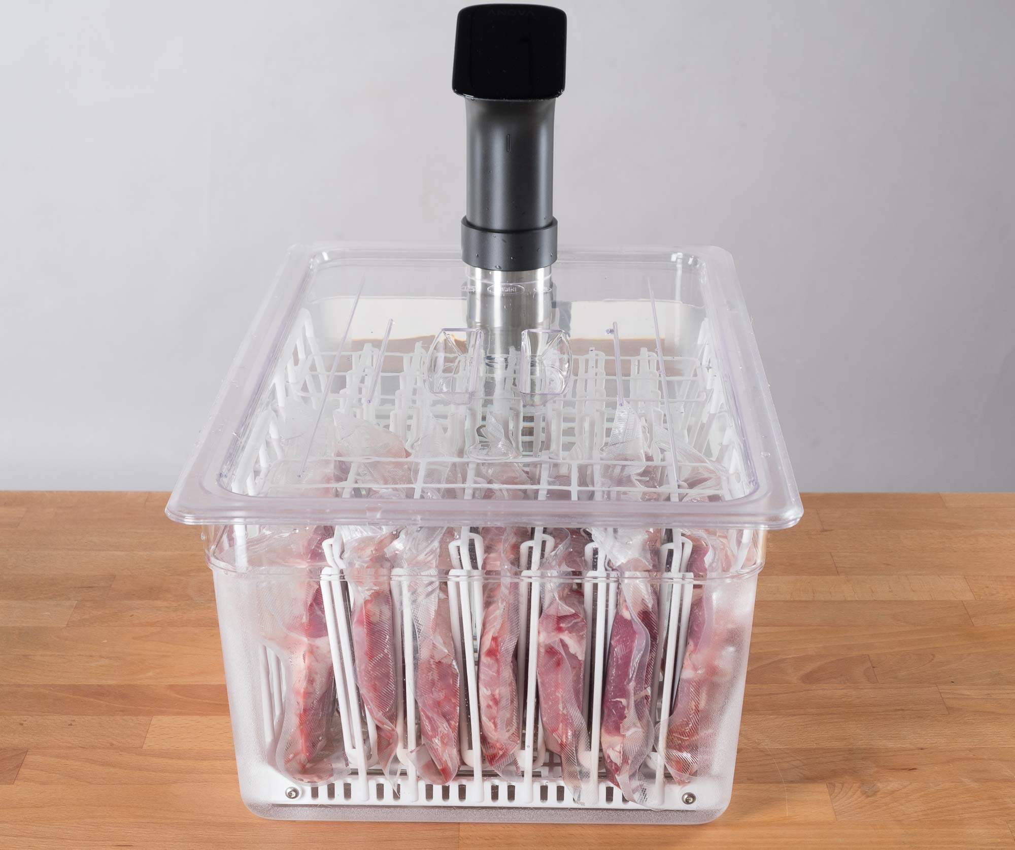 LIPAVI Sous Vide – Modello N20X | Rastrelliera professionale | Accessori in acciaio inossidabile (316L) per cucina | In acciaio inossidabile, regolabile, pieghevole