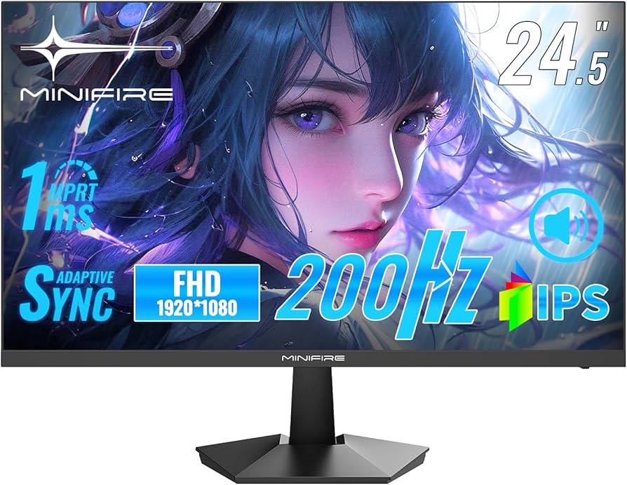 Amazon.co.jp: Minifire ゲーミングモニター 24.5インチ HDMI2つ 200Hz Amazon.co.jp: Minifire ゲーミングモニター 24.5インチ HDMI2つ 200Hz