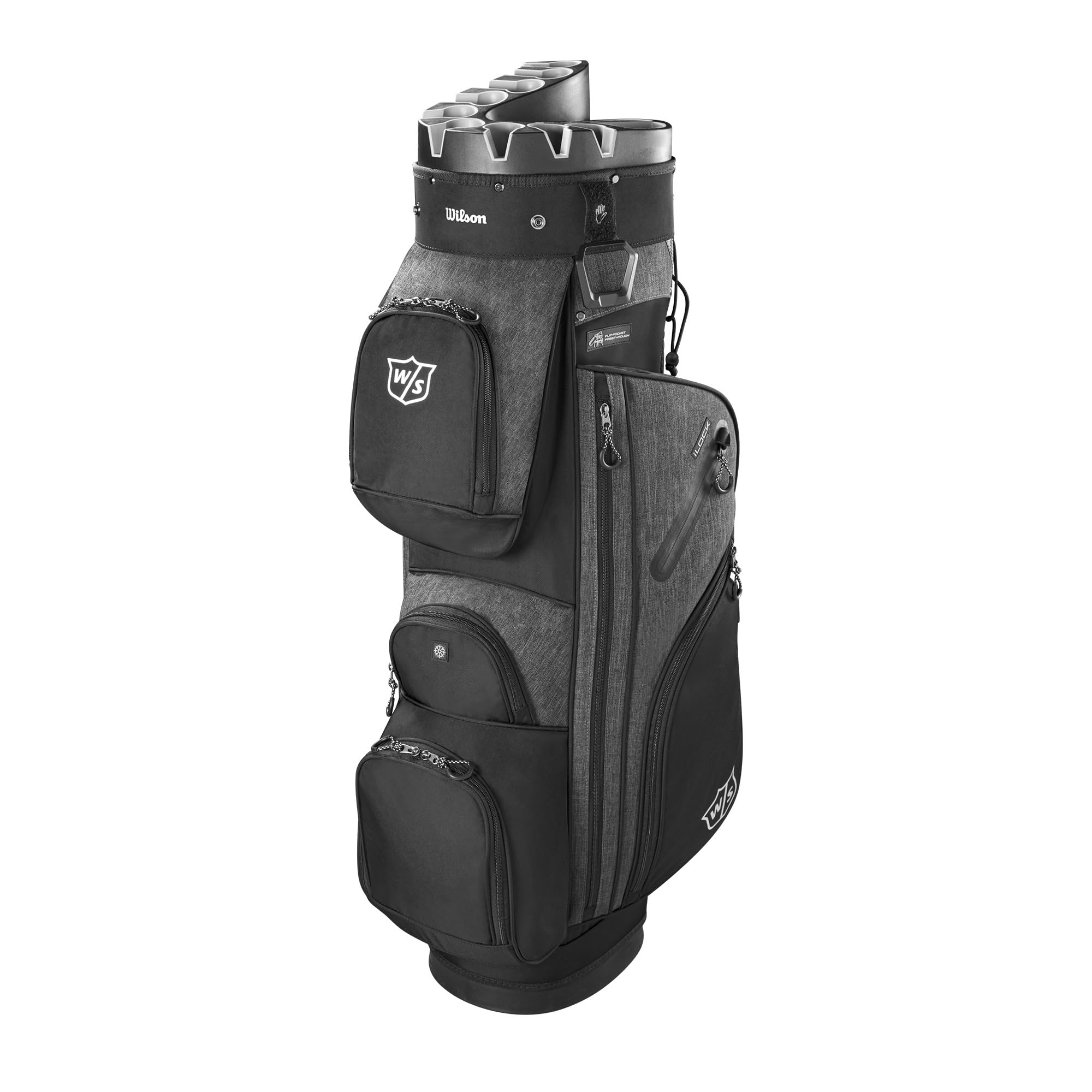 Wilson Staff Golf I-Lock Dry Cart Bag Męska torba na kółkach 14-kierunkowy przegroda