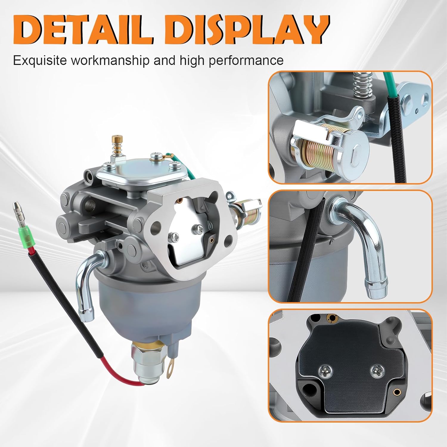 Carburetor for Kohler CV18S CV20S CV21 CV22S CV725 Command Engine Carb 2485319-S 2485325-S 2405350-S 2485350-S Mower with Air Filter Fuel Pump