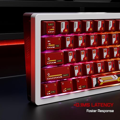 Miniatura 6 de Chilkey Slice68 HE Teclado para juegos teclado de aluminio efecto Hall con interruptor de flujo, disparador rápido, sondeo de 8 K, tablero magnético