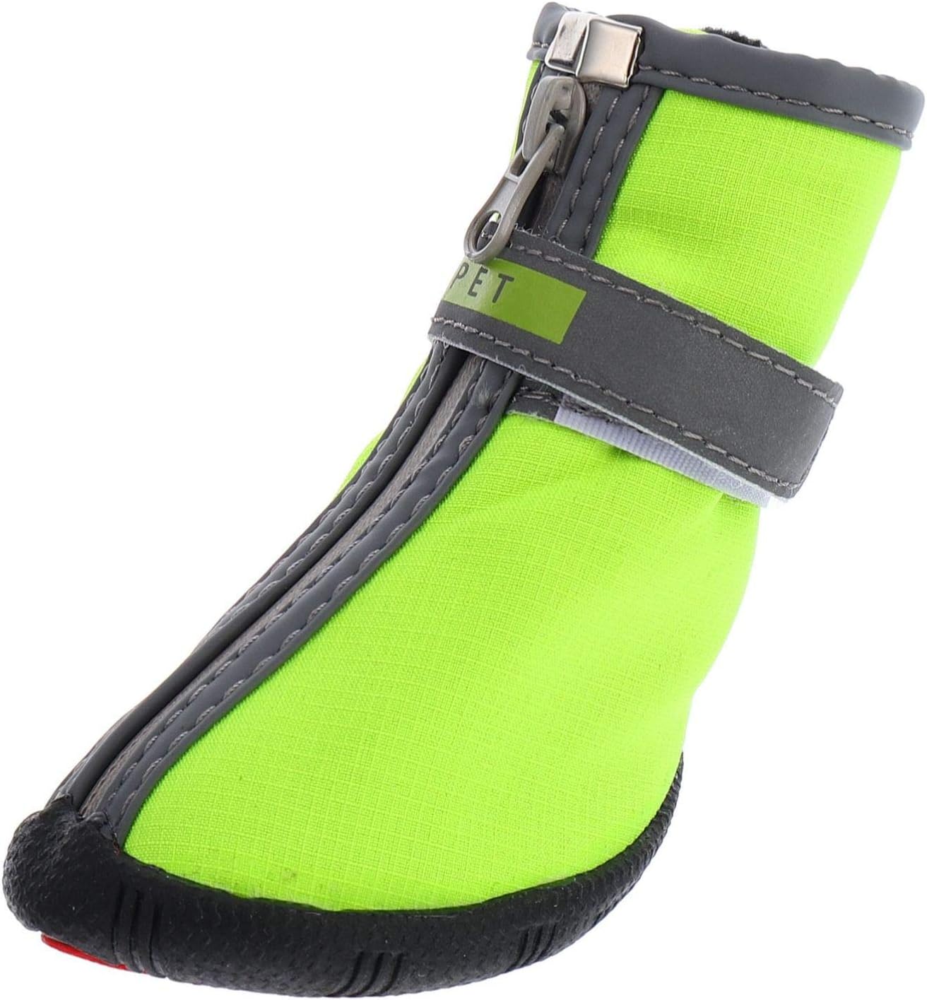 POPETPOP 4 Packs AntiSlip Dog Shoes Waterproof Dog Boots