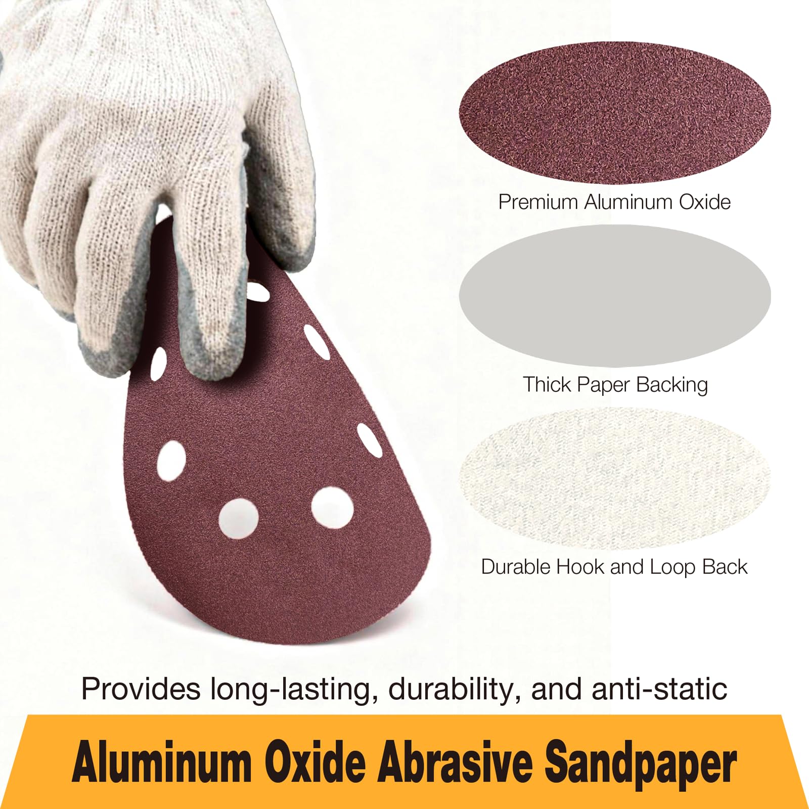 120 Sanding Discs - 5 Inch Grit Set -4 120 Sanding Discs - 5 Inch Grit Set -4