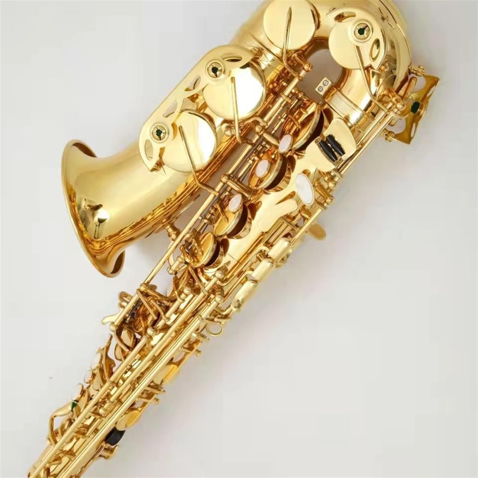Amazon | Golden Eb アルトサックス電気泳動ゴールドプロセスサックス