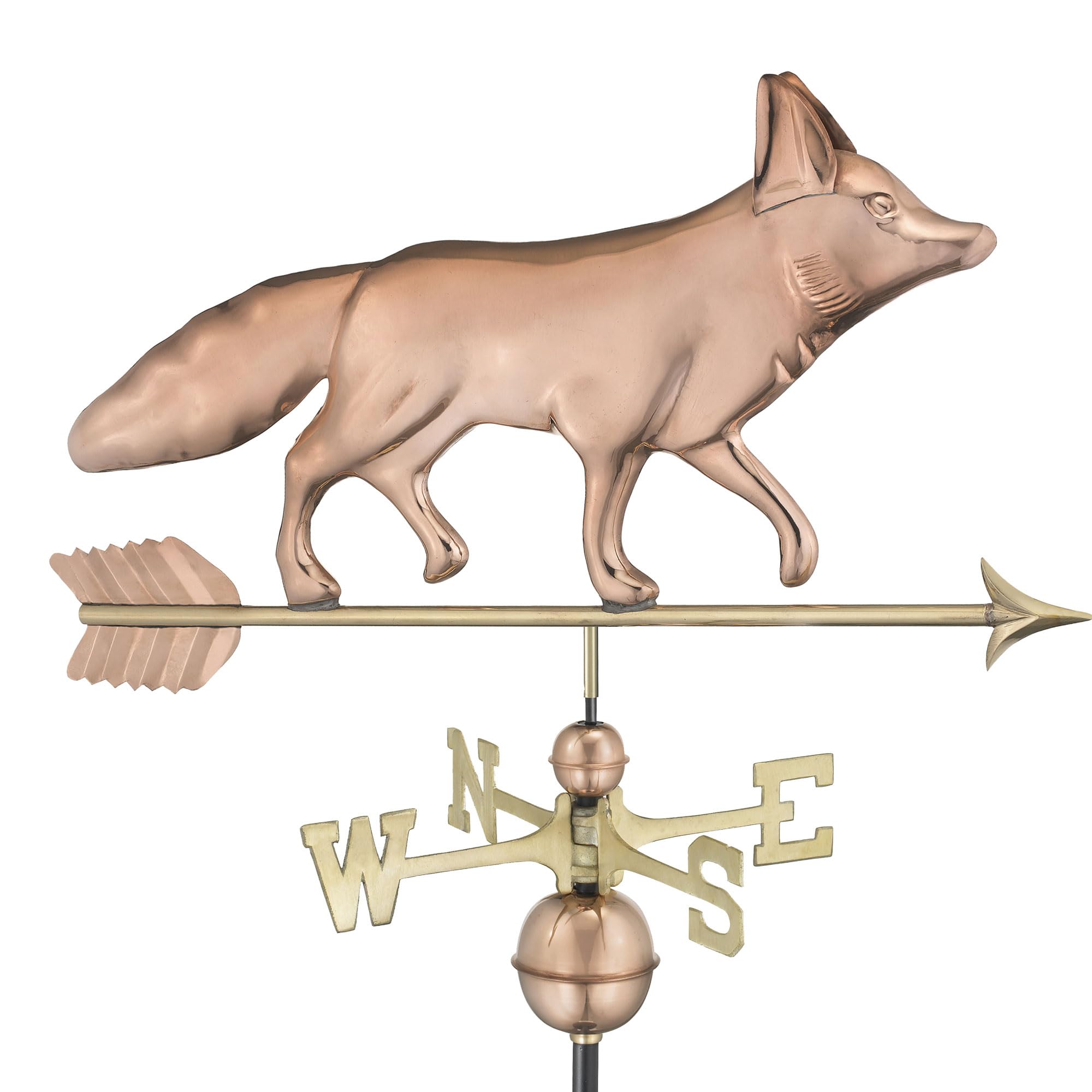 Good Directions Fox Weathervane, Pure Copper
