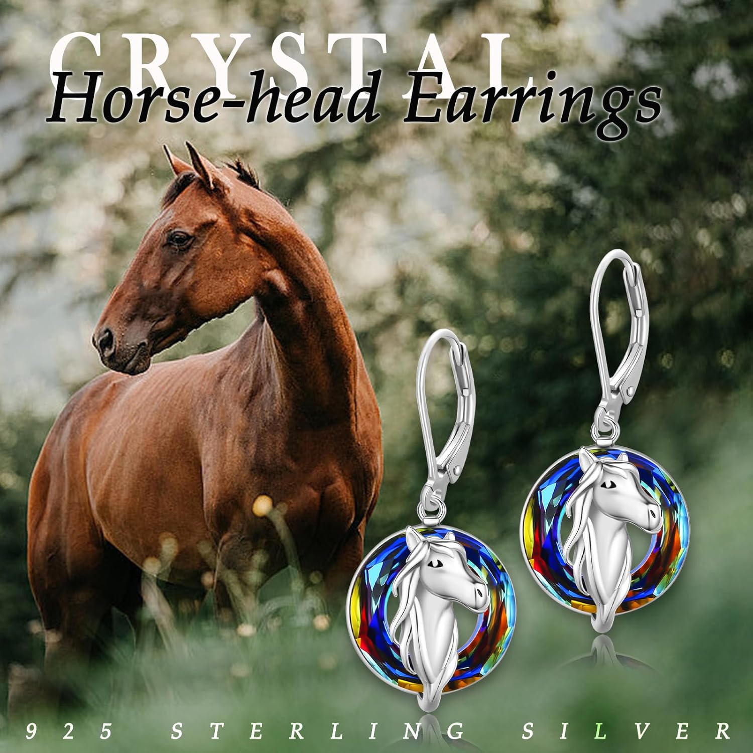 Horse Earrings for Women 925 Sterling Silver Horse Earrings Kentucky Derby Jewelry Gifts for Women - Image 6