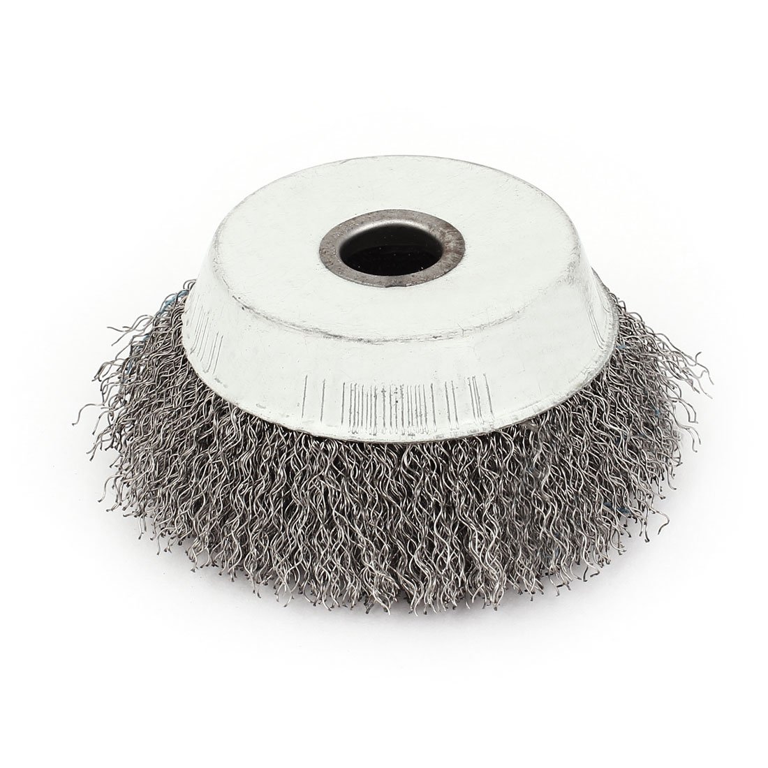 uxcell® 10cm Dia Stainless Steel Crimped Wire Cup Wheel Cleaning Brush