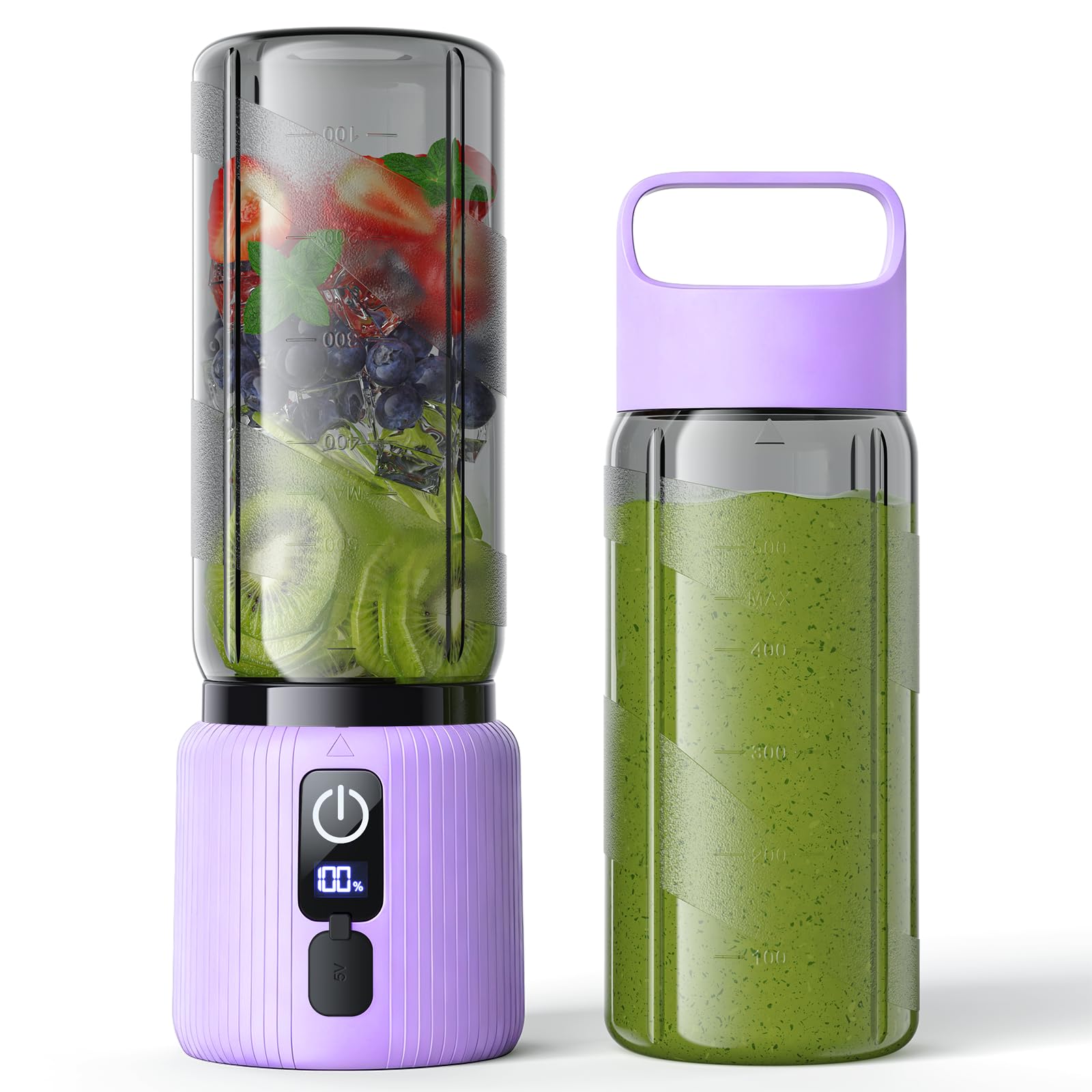 Mixeur compact portable et presse-agrumes personnel pour smoothie actif