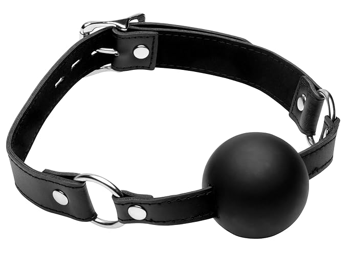 XR Brands XL Silicone Gag Ball, 2-Inch
