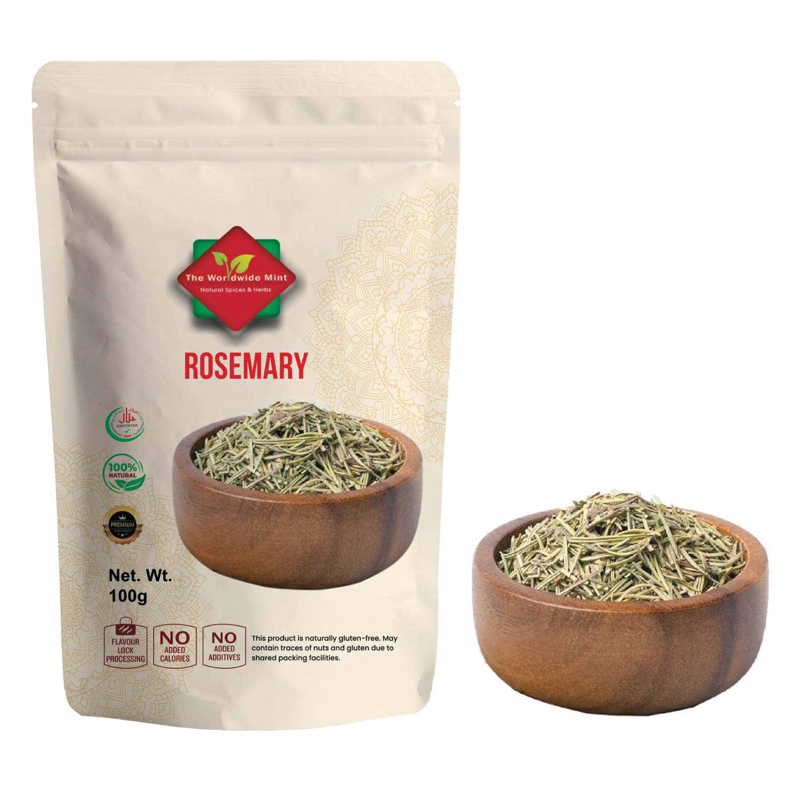 Rosemary ( 100g/3.52oz) | Dried Rosemary | Non GMO | Vegan | 100% Natural | Premuim Quality | Authentic