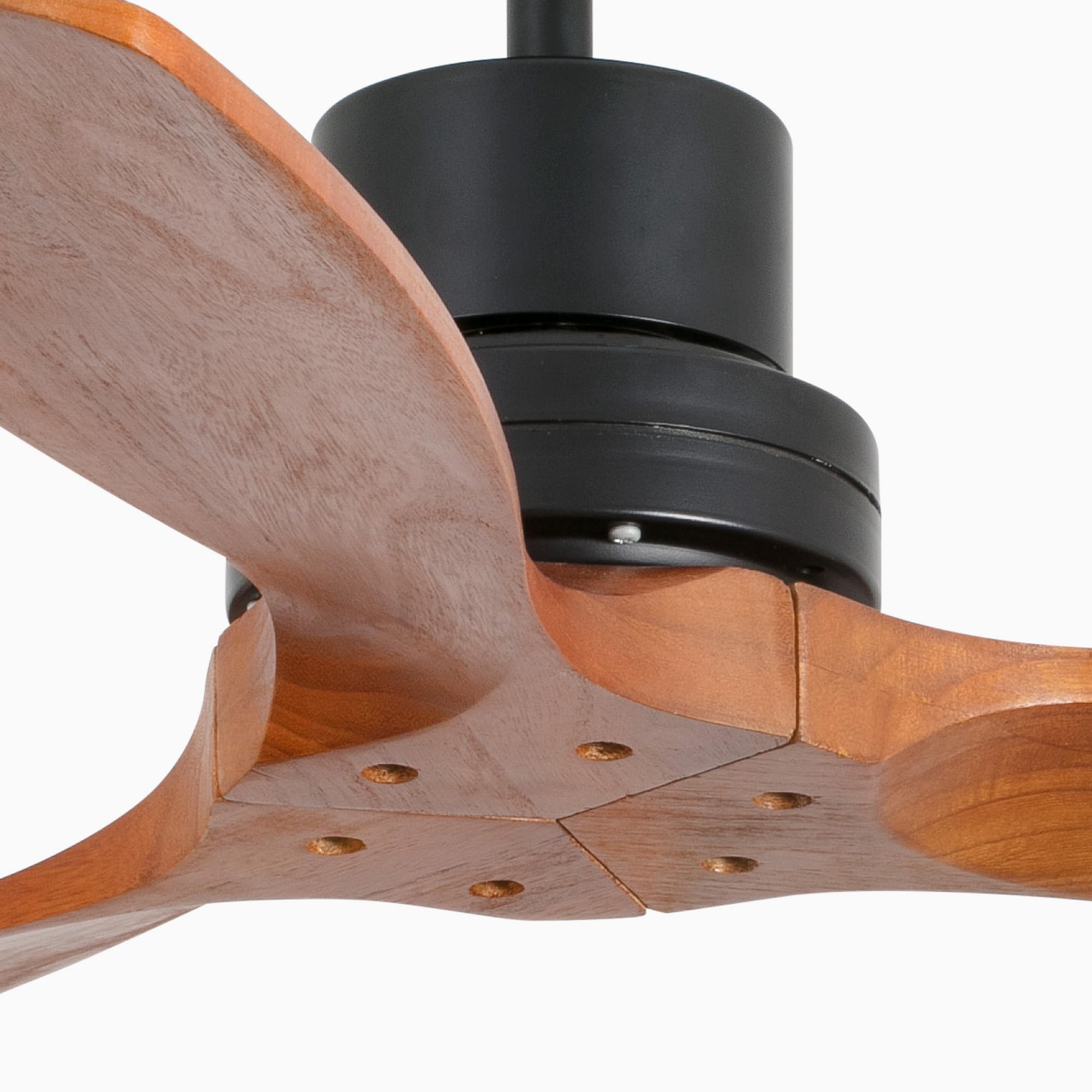 Faro Mini Lantau Piccolo Ventilatore da Soffitto Nero Opaco Con Motore DC, 6 Velocità