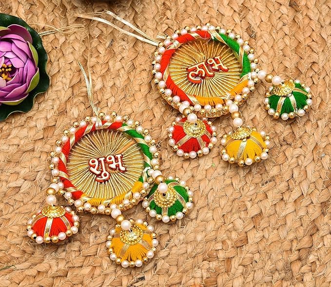 Shubh Labh Door Hangings for Diwali Decoration Door, Hanging Toran, Door Bandarwal, Shubh Labh Bandarwal, Door Hanging Wall Hanging for Diwali Decoration Items (1 Shubh 1 Labh) (B0DFVNQHBB) Amazon Price History, Amazon Price Tracker