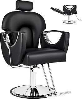 Cadeira de Cabeleireiro Ergonómica com Ajuste de Altura