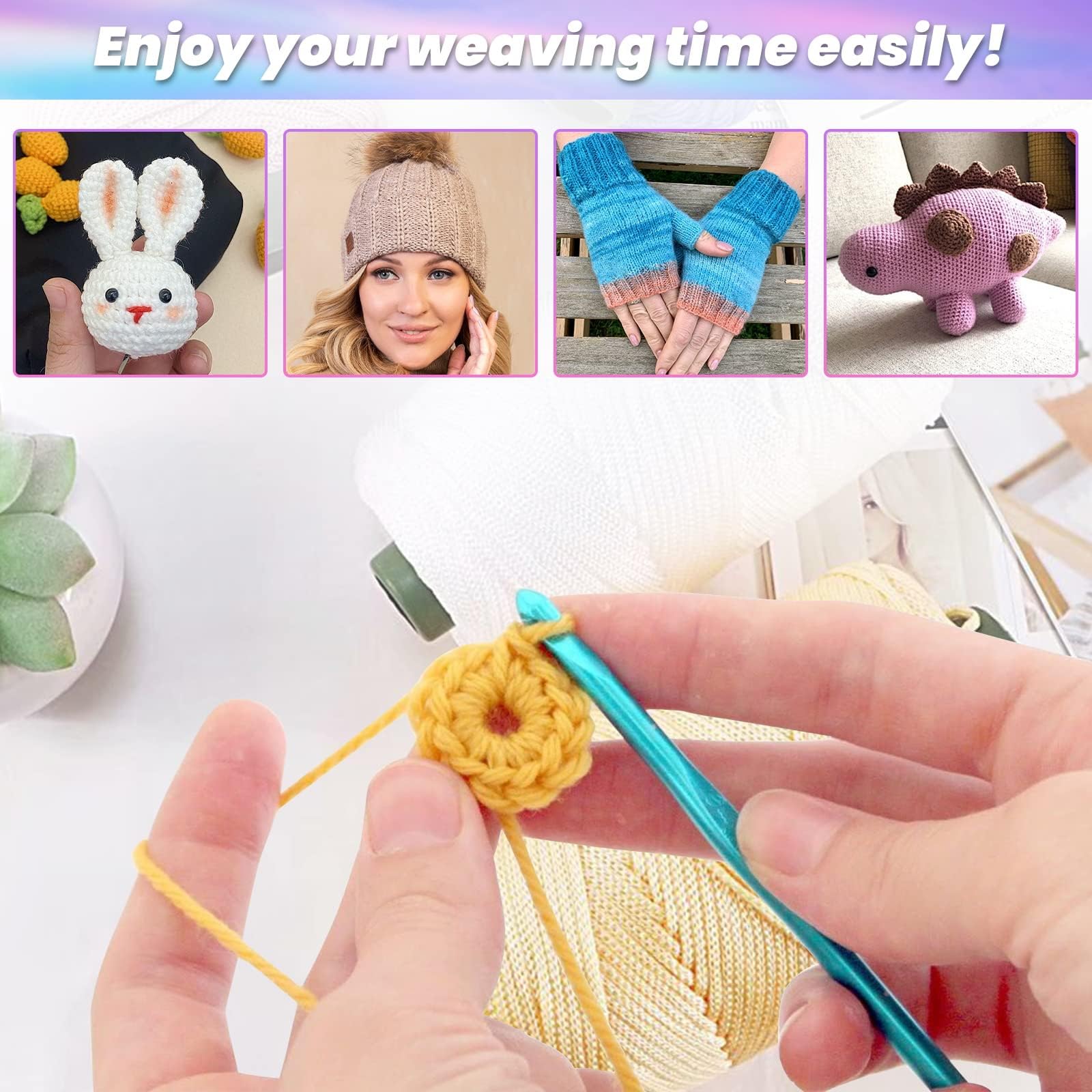 NY03535-Crochet Aiguille Crochet Aiguilles Crochet Kit Aiguilles à Tricoter Crochet Crochets