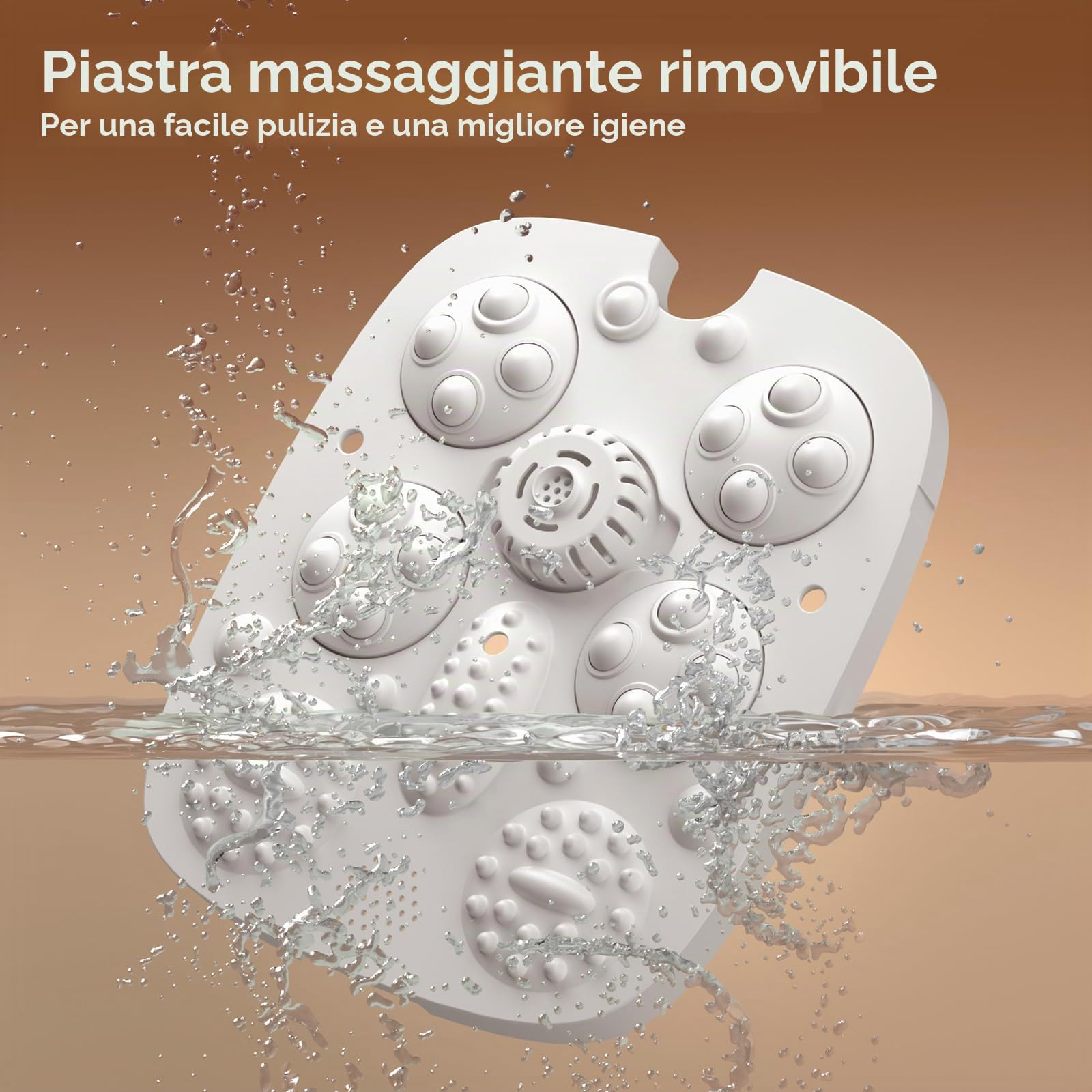 ALLJOY Pediluvio Massaggiatore Piedi, Massaggio Piedi con Rullo Massaggiatore Automatico, Pieghevole Idromassaggio Piedi per Alleviare Il Dolore, 24 Temperatura, Pietra Pomice, 6 Timer, Luce Rossa