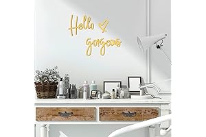 Hello Gorgeous Wall Decor Words Hello Gorgeous Sign 3D Wooden