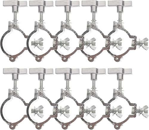 Miniatura 2 de Happyyami Abrazadera de iluminación 10 Uds. Gancho de luz de escenario, gancho de abrazadera de luz, clips de montaje de cuerda de luz, soporte de