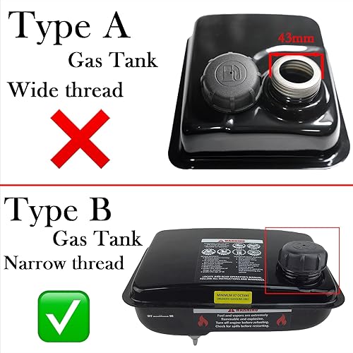 Miniatura 4 de JMCHstore Tapa del depósito de combustible de ventilación para Coleman RB100 Monster Moto 80cc MM-B80, tapa de gas atornillada para Motovox MBX10