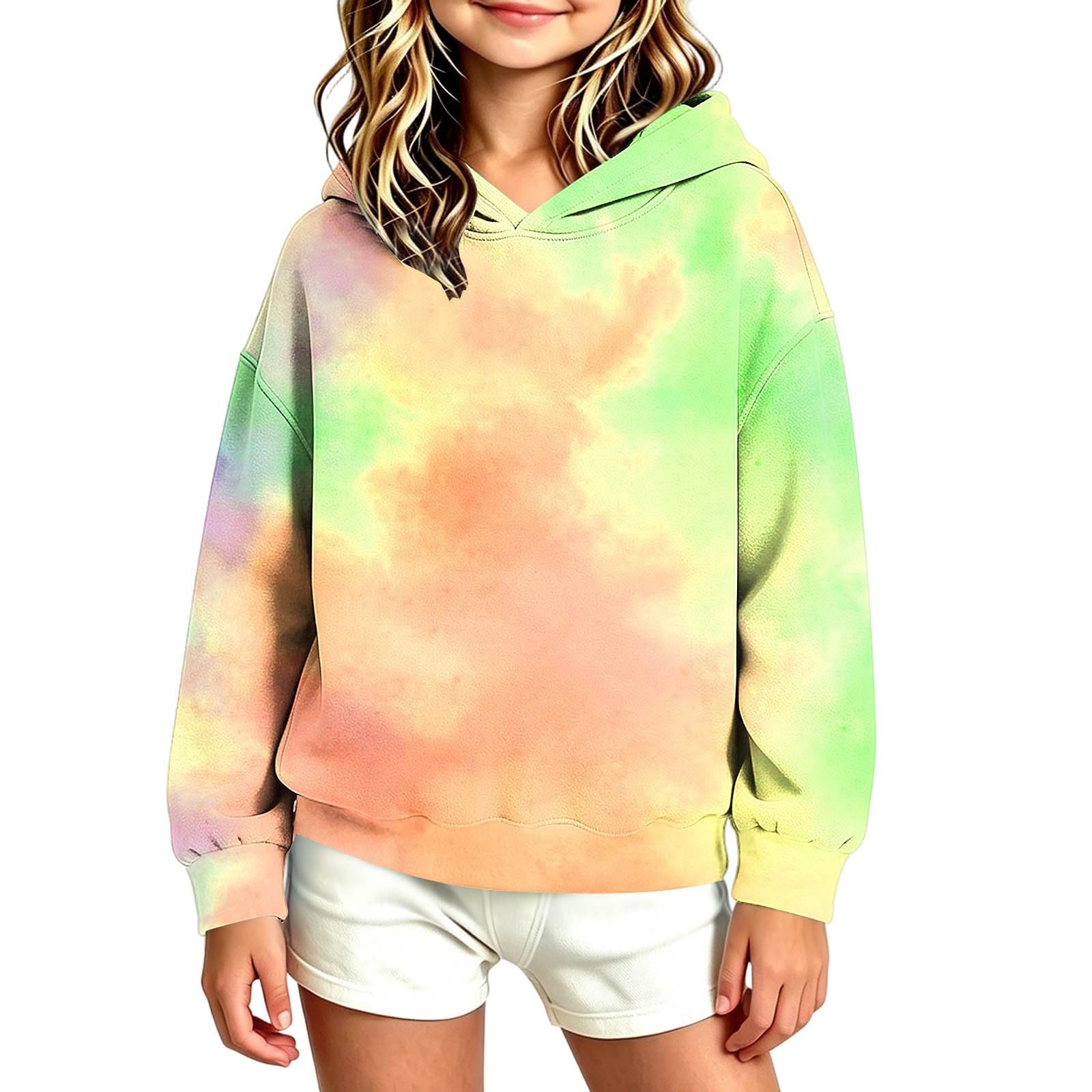 Felpa Ragazza Con Cappuccio Manica Lunga Hoodie Bambino Invernale Felpata
