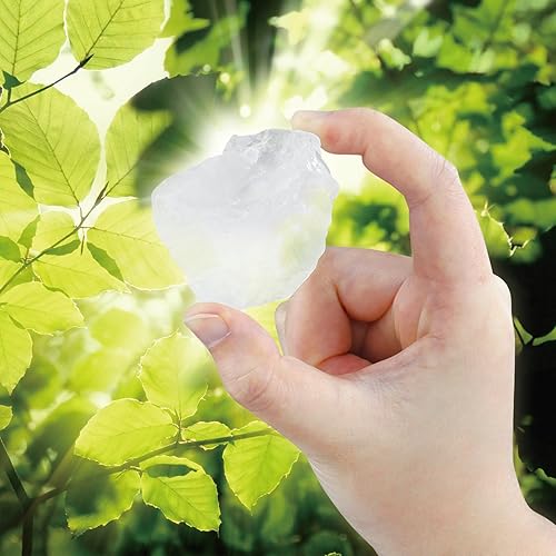 Miniatura 3 de XIANNVXI Cristales grandes de cuarzo transparente de 2.5 pulgadas, piedra en bruto, cristales naturales en bruto, piedras preciosas de roca a granel