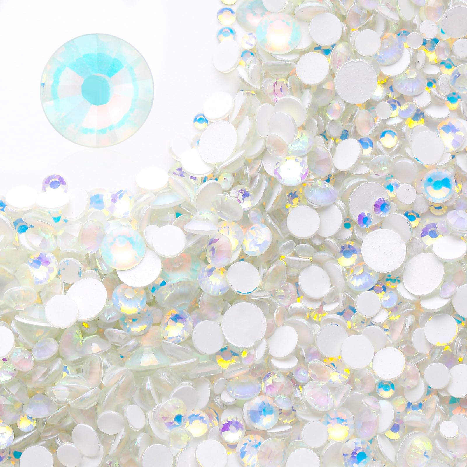 1440PCS F White SS6 Flatback Rhinestones(1.9-2.0mm)