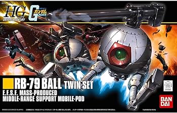 Amazon.com: HGUC 1/144 RB-79 Ball Twin Set Plastic Model : Arts