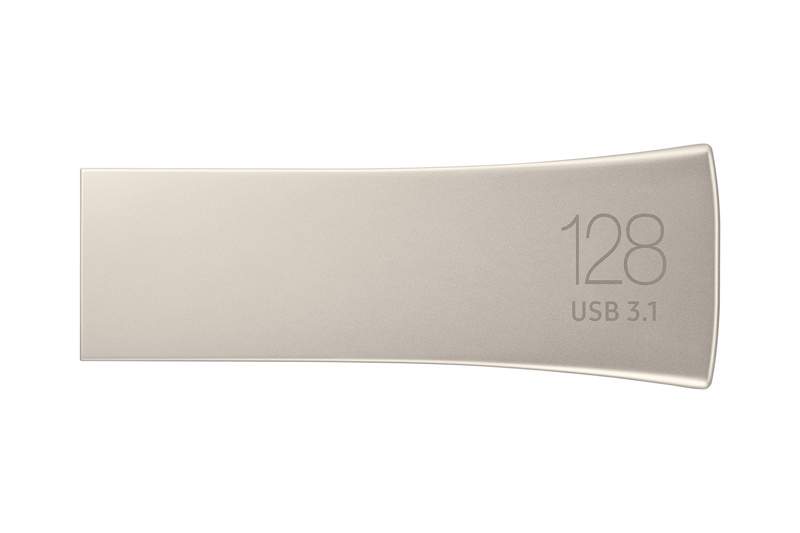 Samsung Memorie MUF-128BE3 Bar Plus USB Flash Drive, USB 3.1, Type-A Fino a 300 MB/s, 128 GB, Argento