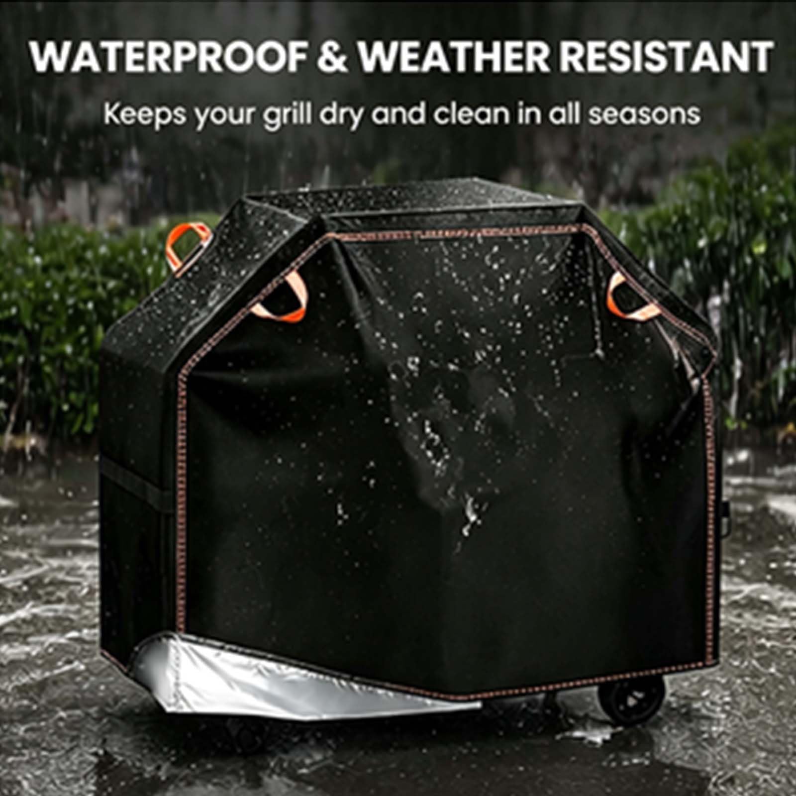 Funda para barbacoa Weber Spirit S-310 (2013-2017), cubierta de barbacoa de tela Oxford 210D, resistente al agua, cubierta de parrilla de jardín con correas de , protección UV contra el polvo