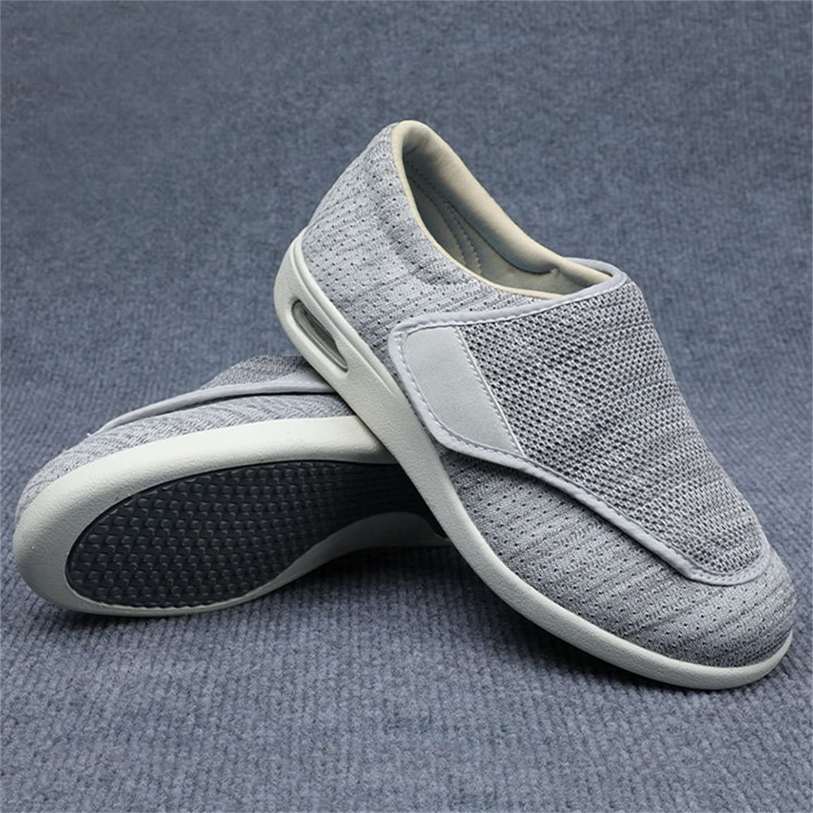 Allenger Alluce valgo diabetico Scarpe ortopediche Scarpe larghe regolabili morbide Cuscino d