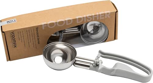 VODOMAX Size 08 GRAY (3.64 oz.) Commercial Food Disher, Portioner,