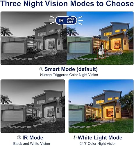 Miniatura 4 de Anpviz Cámara IP Bullet PoE de 4MP, cámara IP de seguridad para exteriores e interiores, detección de movimiento humano AI