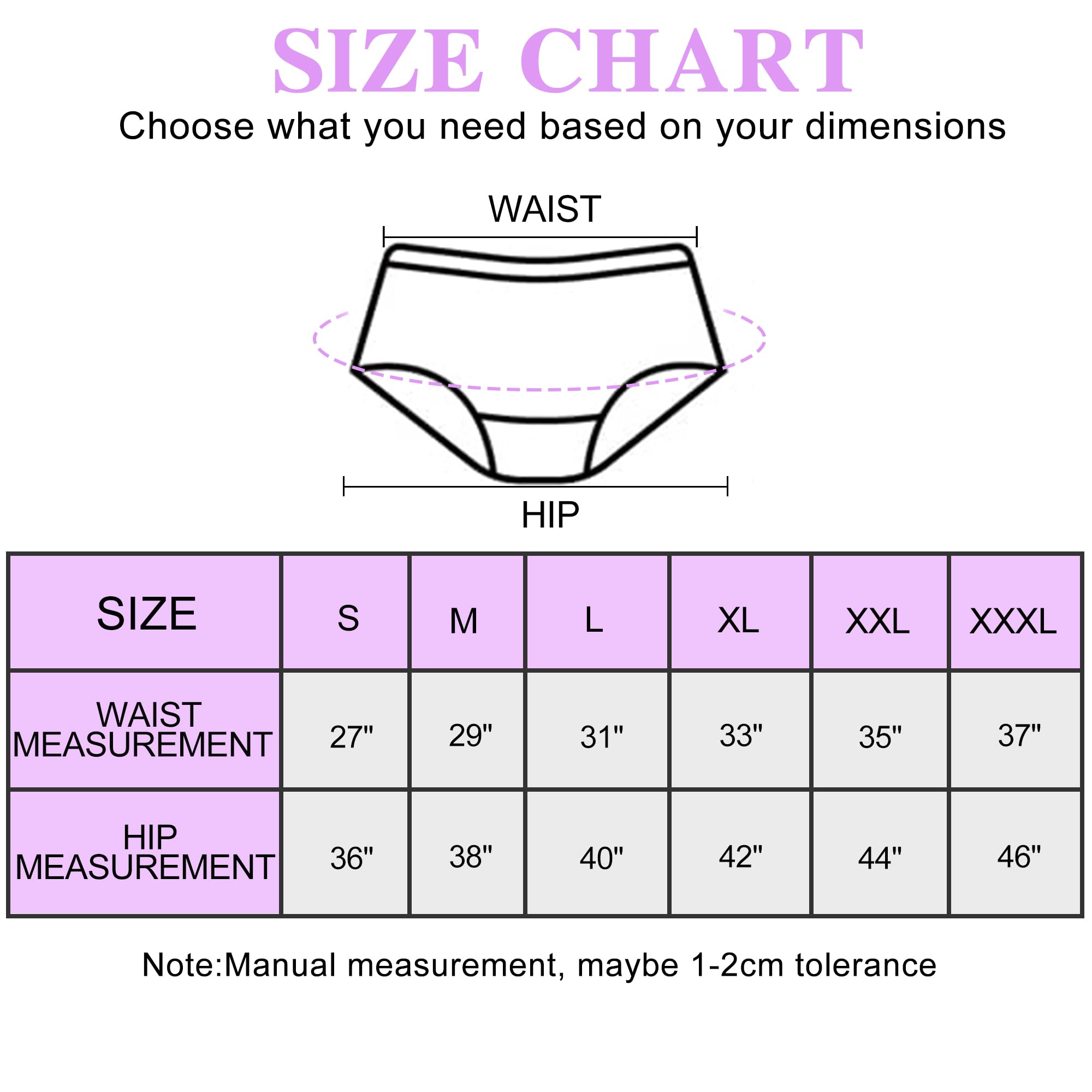 Womens Easy Adaptive Underwear Briefs, Magic Stick Closure, for Patients, Elders, Pack of 2.