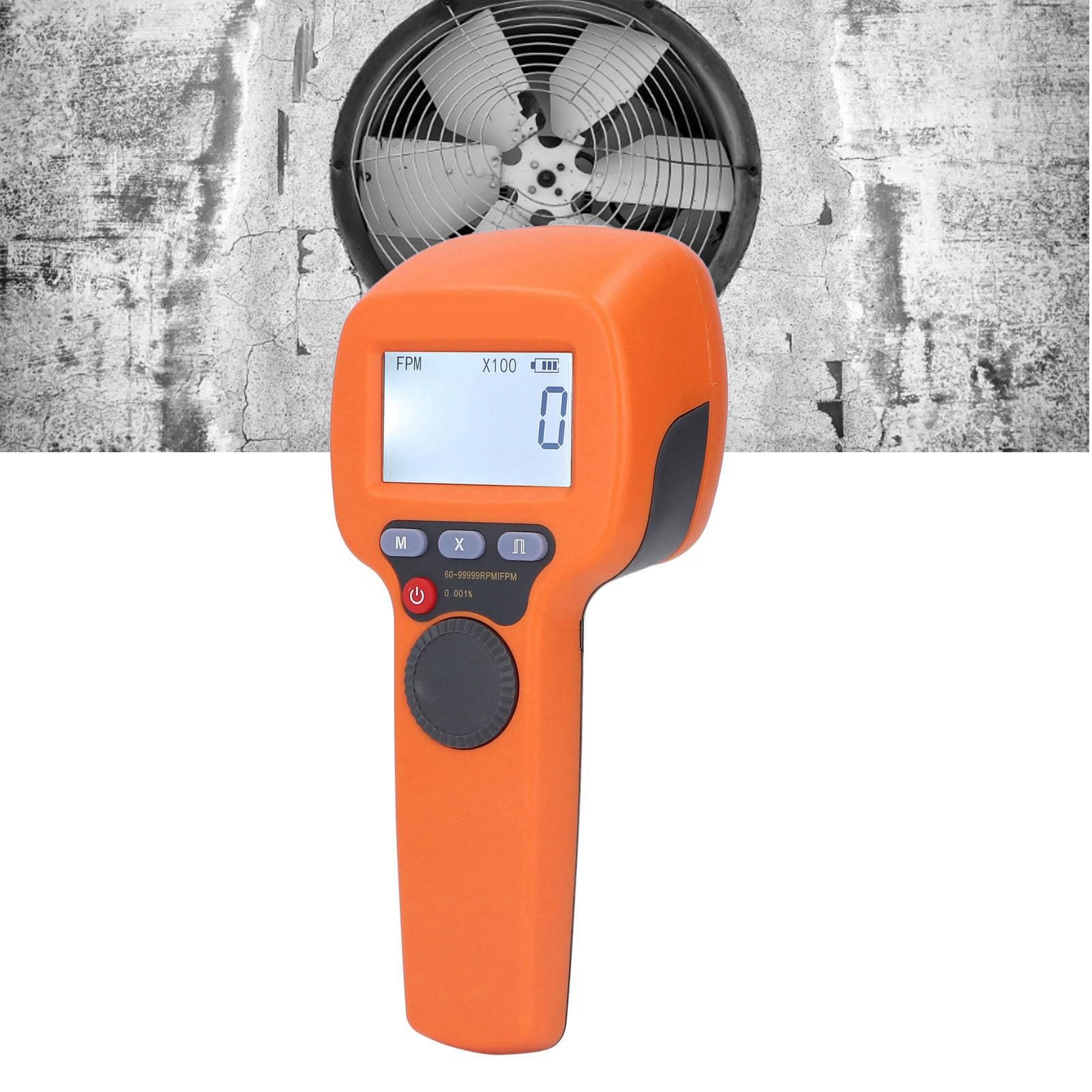 Estroboscopio LED digital portátil tacómetro 6099999 RPM recargable