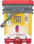 Purina Tidy Cats Léger, faible poussière, Cluping Chat Litter Odor Control 24/7 Performance Multi Cat Litter - 17 Livre (paquet de 1)