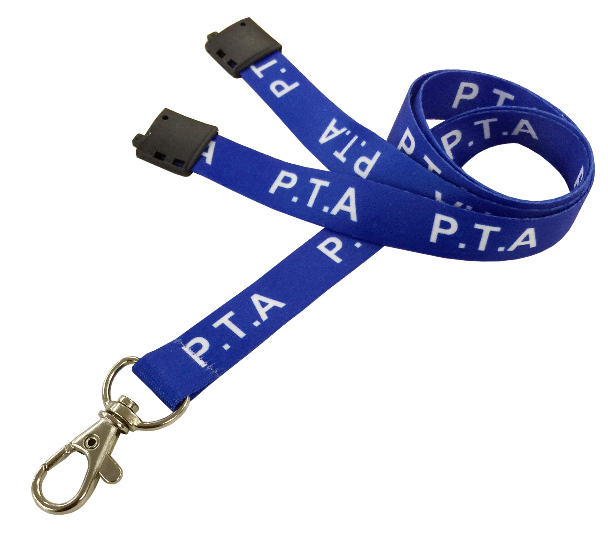 PCL Media ltd® PTA Printed Lanyards with Safety Breakaway Clip for Your ID Card Holder