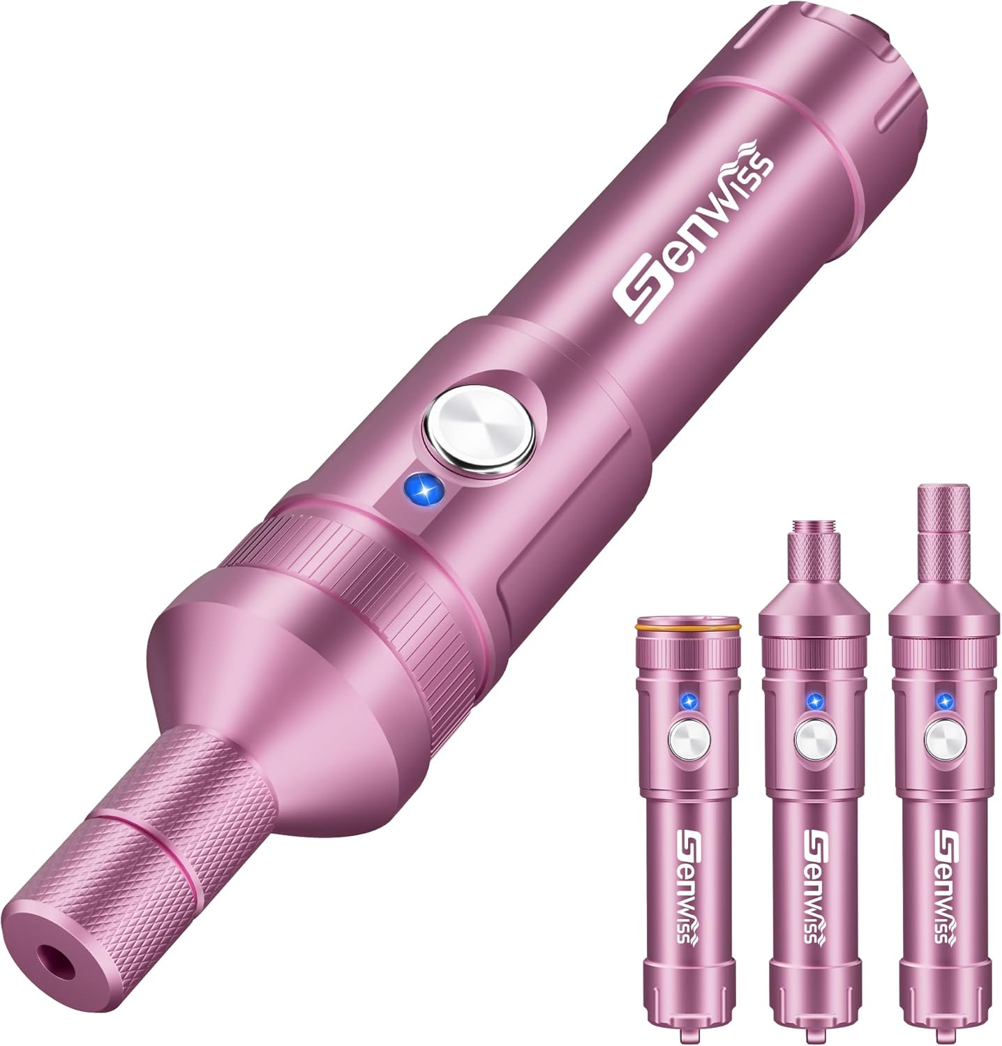 Dive Light, 2000 Lumen Underwater Flashlight, 3 Adjustable Beam Angles Dive Lights Scuba Diving, IP68 Waterproof Scuba Diving Light, Professional Diving Light for Snorkeling & Scuba Diving Gift(Pink)