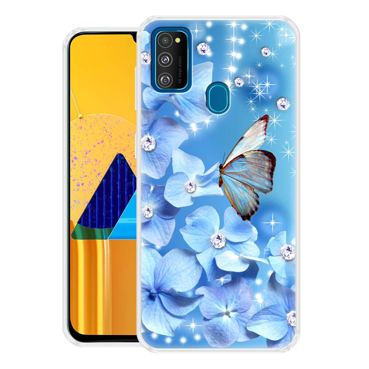 Fashionury Soft Silicone Designer Printed Full Protection Printed Back Case Cover for Samsung Galaxy M21/ Samsung M30s P155 (B07YY42HW6) Amazon Price History, Amazon Price Tracker